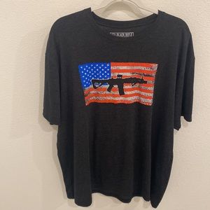 Black Rifle Coffee Company T-Shirt Vintage Black. Size XX-L